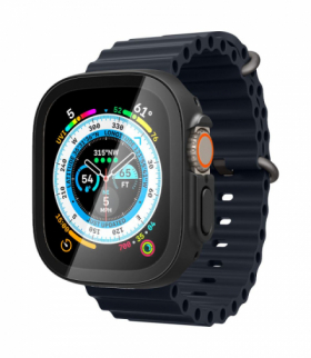 Nakładka Thin Fit 360 do Apple Watch ultra (49 mm) czarne TFO Spigen BRA012625