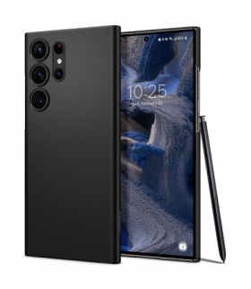 Nakładka AirSkin do Samsung Galaxy S23 Ultra czarna TFO Spigen BRA012649