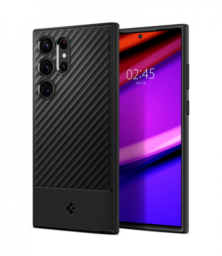 Nakładka Core Armor do Samsung Galaxy S23 Ultra matowa czarna TFO Spigen BRA012654