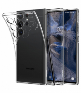 Nakładka Liquid Crystal do Samsung Galaxy S23 Ultra crystal clear TFO Spigen BRA012670