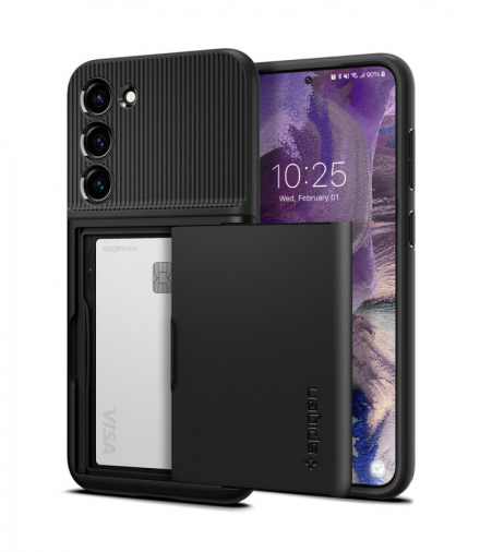 Nakładka Slim Armor CS do Samsung Galaxy S23 Plus czarna TFO Spigen BRA012689