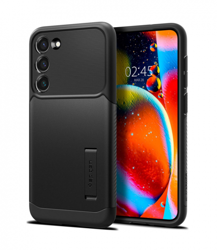 Nakładka Slim Armor do Samsung Galaxy S23 czarna TFO Spigen BRA012690