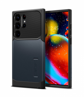 Nakładka Slim Armor do Samsung Galaxy S23 Ultra metal slate TFO Spigen BRA012693