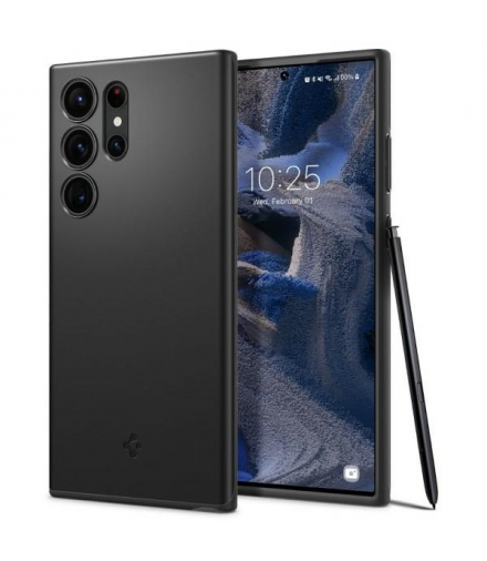 Nakładka Thin Fit do Samsung Galaxy S23 Ultra czarna TFO Spigen BRA012697