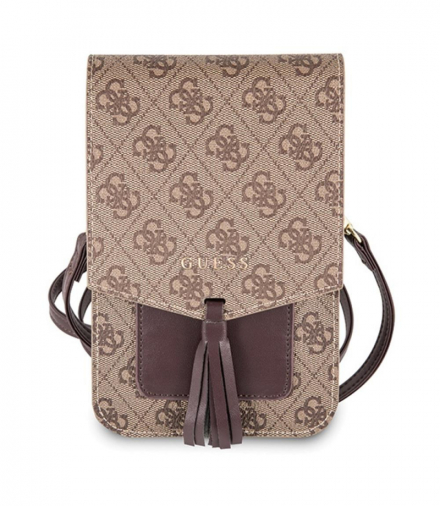 Torebka, etui, pokrowiec GUWBSQGBE brązowa 4G TFO Guess GSM045289