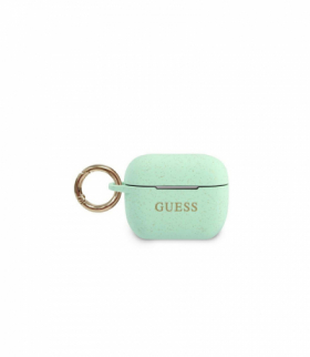 Etui do Airpods Pro GUACAPSILGLGN zielone Silicone Glitter TFO Guess GSM105869