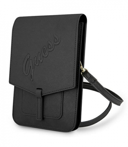 Torebka, etui, pokrowiec GUWBRSAVSBK czarna Saffiano Script TFO Guess GSM111706