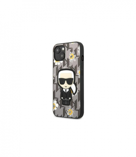 Nakładka do iPhone 13 KLHCP13MPMNFIK1 szara hard case Monogram Iconic Karl TFO Karl Lagerfeld GSM114891
