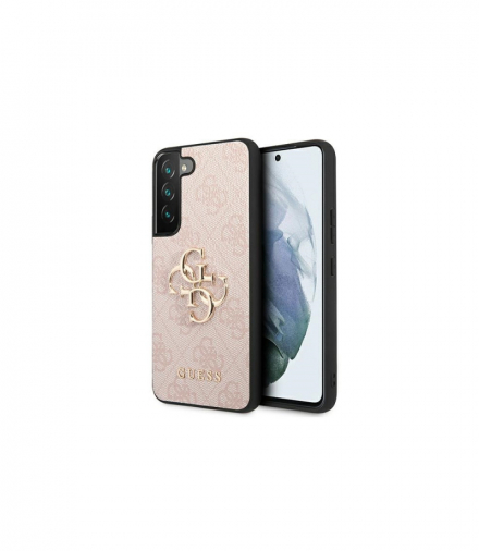 Nakładka do Samsung Galaxy S22 Plus GUHCS22M4GMGPI różowa hard case 4G Big Metal Logo TFO Guess GSM114991