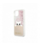 Nakładka do iPhone 13 Pro / 13 6,1" KLHCP13LPABGNU różowy hardcase PEEK A BOO Liquid Glitter TFO Karl Lagerfeld GSM115018