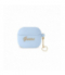 Etui do Airpods 3 GUA3LSCHSB niebieskie Silicone Heart Charm TFO Guess GSM115083