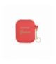 Etui do Airpods 1 / 2 GUA2LSCHSR czerwona Silicone Heart Charm TFO Guess GSM115087