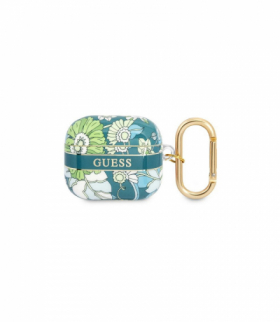 Etui do Airpods 3 GUA3HHFLN zielone Flower TFO Guess GSM115140