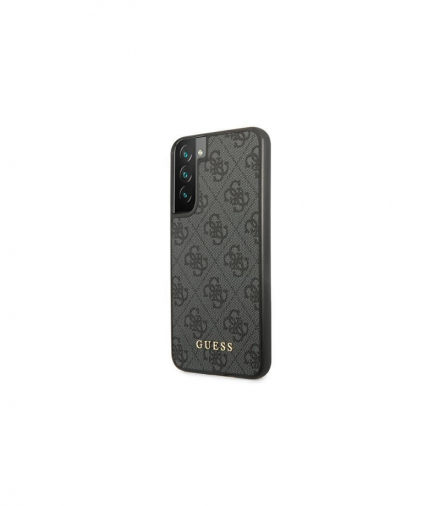 Nakładka do Samsung Galaxy S22 Plus GUHCS22MG4GFGR szara hard case 4G Metal Gold Logo TFO Guess GSM115355