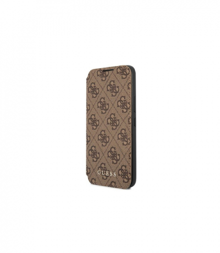 Etui do Samsung Galaxy S22 Plus GUBKS22MG4GFBR brązowe book 4G Metal Gold Logo TFO Guess GSM115364
