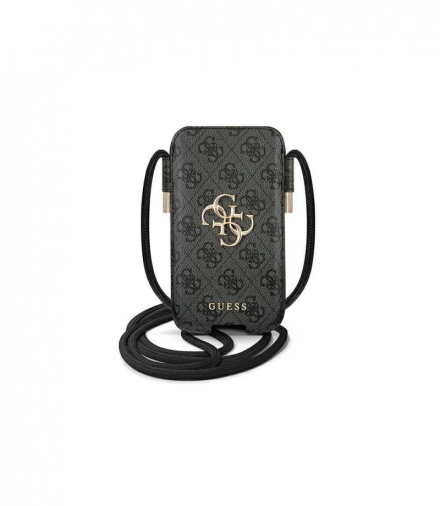 Torebka, etui, pokrowiec GUPHL4GMGBR 6,7" brązowa 4G Big Metal Logo TFO Guess GSM116055