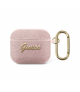 Etui do Airpods 3 GUA3SASMP różowe 4G Script Metal TFO Guess GSM114997