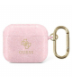 Etui do AirPods 3 GUA3UCG4GP różowe Glitter Collection TFO Guess GSM111155