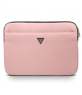 Wsuwka GUCS13NTMLLP 13" różowa Nylon Triangle Logo TFO Guess GSM104994