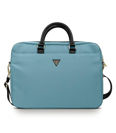 Torba, etui, pokrowiec do laptopa GUCB15NTMLLB 16" niebieska Nylon Triangle Logo TFO Guess GSM104982