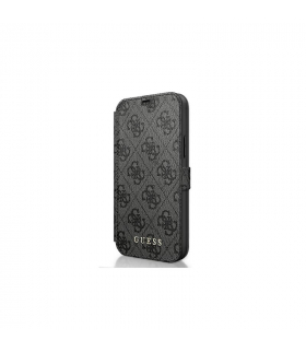 Etui do iPhone 12 Mini 5,4" GUFLBKSP12S4GG szary book case 4G Charms Collection TFO Guess GSM103908