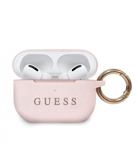 Etui do AirPods Pro GUACAPSILGLLP jasno-różowe Silicone TFO Guess GSM099768