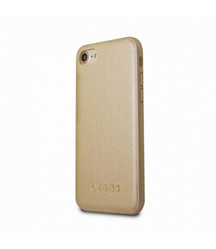 Nakładka do iPhone 7 / 8 / SE 2020 GUHCI8IGLGO złota hard case Iridescent TFO Guess GSM093538