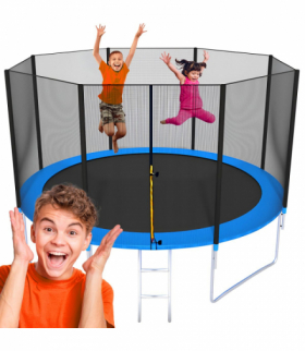 Extralink Home Trampolina z siatką + drabinka 8ft, średnica 244cm EXTRALINK EX.32129