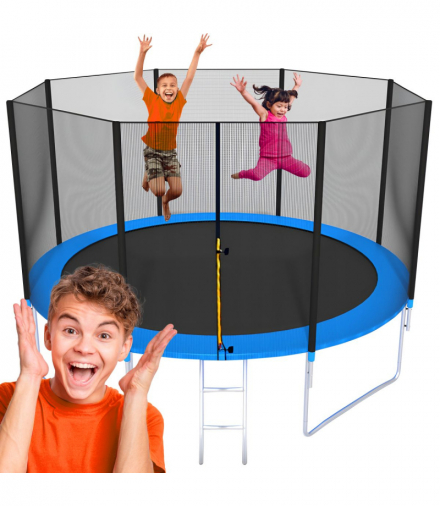 Extralink Home Trampolina z siatką + drabinka 14ft, średnica 428cm EXTRALINK EX.32150