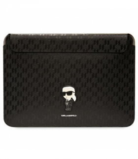 Wsuwka, etui KLCS14SAKHPKK 14” czarna Sleeve Mono Saffiano Ikonik TFO Karl Lagerfeld GSM175869
