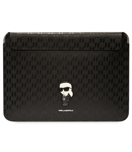 Wsuwka, etui KLCS14SAKHPKK 14” czarna Sleeve Mono Saffiano Ikonik TFO Karl Lagerfeld GSM175869