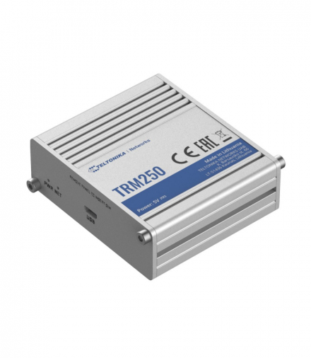 Teltonika TRM250 Przemysłowy modem 4G/LTE (Cat M1), NB-IoT, 3G, 2G, mini SIM, IP30 TELTONIKA TELTONIKA TRM250