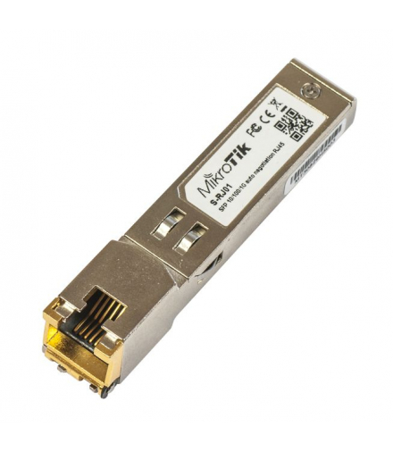 MikroTik S-RJ01 Moduł SFP 1,25Gb/s, RJ45, 100m MIKROTIK S-RJ01