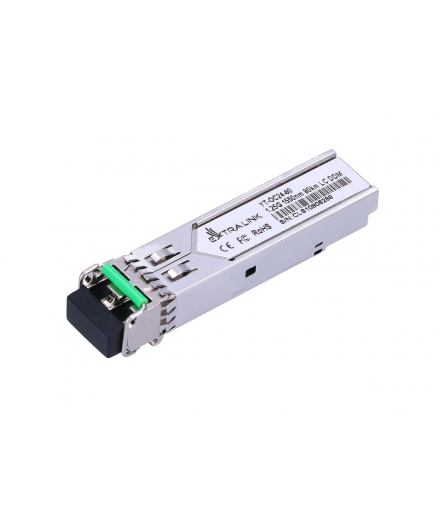 Extralink SFP 1.25G Moduł SFP 1,25Gbps, LC/UPC, 1550nm, 80km, single mode, DOM EXTRALINK EX.8024