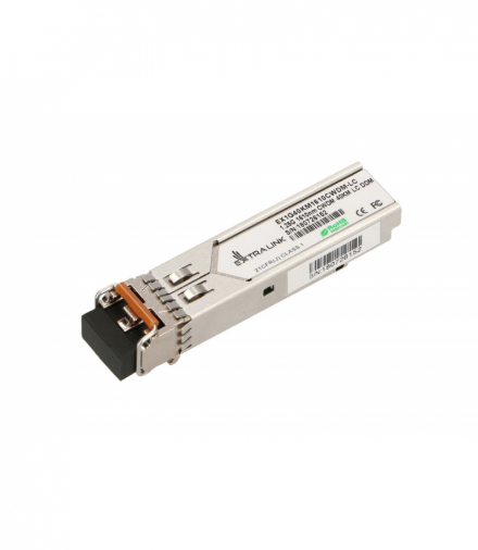 Extralink SFP 1.25G Moduł SFP CWDM 1,25Gbps, 1610nm, single mode, 40km, LC, DOM EXTRALINK EX.13643