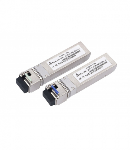 Extralink SFP+ 10G Moduł SFP+ WDM 10Gbps 1270/1330nm, single mode, 20km, LC, DOM, para, dedykowany dla HP/ARUBA EXTRALINK EX.15111