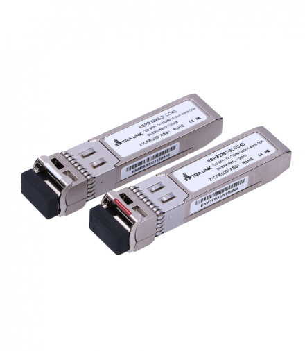 Extralink SFP+ 10G Moduł SFP+ WDM 10Gbps 1270/1330nm, single mode, 40km, LC, DOM, para EXTRALINK EX.8062