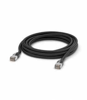 Ubiquiti UACC-Cable-Patch-Outdoor-5m-BK Patchcord LAN Zewnętrzny, Cat.5e STP, 5m, czarny UBIQUITI UACC-CABLE-PATCH-OUTDOOR-5M-BK