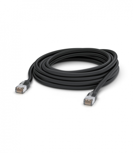 Ubiquiti UACC-Cable-Patch-Outdoor-8m-BK Patchcord LAN Zewnętrzny, Cat.5e STP, 8m, czarny UBIQUITI UACC-CABLE-PATCH-OUTDOOR-8M-BK