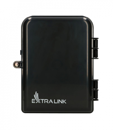 Extralink Eliza V2 Puszka światłowodowa 16 spawów, czarna, mid-span EXTRALINK EX.12165