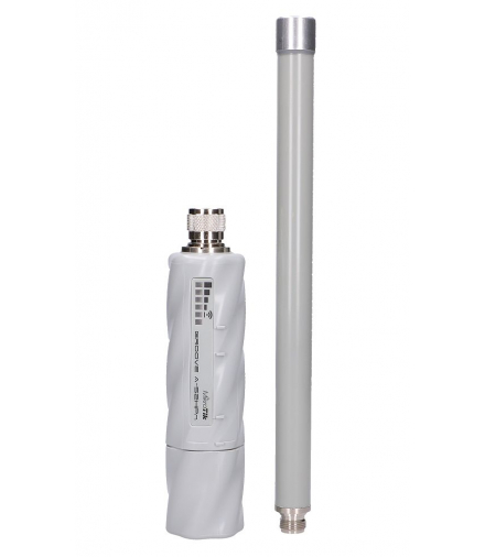 MikroTik GrooveA 52 Urządzenie klienckie RBGrooveA52HPn, 2,4GHz, 5GHz, 1x RJ45 100Mb/s, Antena dookólna 6dBi MIKROTIK RBGROOVEA-52HPN