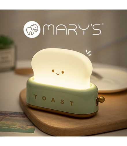 MARY'S LAMPKA NOCNA LED TOSTER Zielona Bezprzewodowa