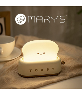 MARY'S LAMPKA NOCNA LED TOSTER Żółta Bezprzewodowa