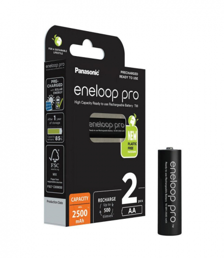 Panasonic Eneloop Pro AA 2500mAh akumulator - 2 szt TFO AKRAOAKUPAN00068