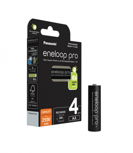 Panasonic Eneloop Pro AA 2500mAh akumulator - 4 szt TFO AKRAOAKUPAN00069