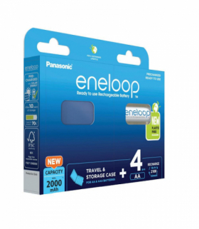 Panasonic Eneloop AA 2000mAh akumulator - 4 szt + BOX TFO AKRAOAKUPAN00076