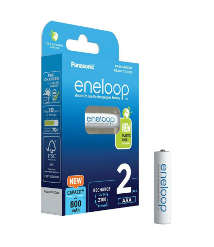 Panasonic Eneloop AAA 800mAh akumulator - 2 szt TFO AKRAOAKUPAN00070