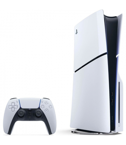 SONY PLAYSTATION 5 SLIM Z NAPĘDEM CFI-2016 1TB D Chassis Standard with Optical Drive Blu-Ray, 1x DualSense Controller