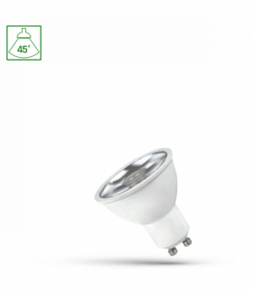 WOJ+14701LED GU10 230V 4,5W (4W) SMD 45st NW z soczewką SPECTRUM WOJ+14700