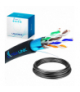 Extralink CAT5E FTP (F/UTP) Zewnętrzny Kabel sieciowy skrętka 50M EXTRALINK EX.32341